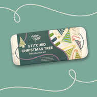 Cotton Twist Stitched Christmas Tree Decoration Kit