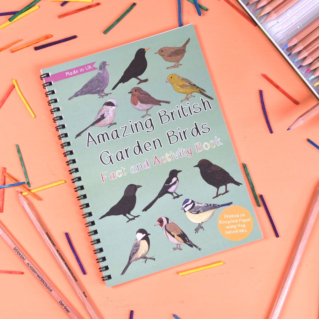 Amazing British Garden Birds Facts and Activity Book