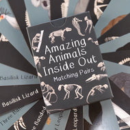 Amazing Animals Inside Out Matching Pairs Cards